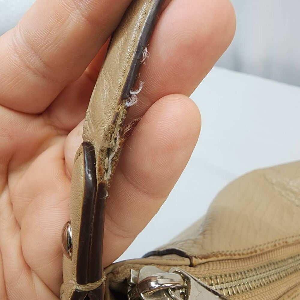 Coach Charlie Python Embossed Leather Tote Should… - image 6